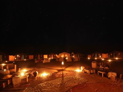 this is a desert camp , 10 days morocco tour
